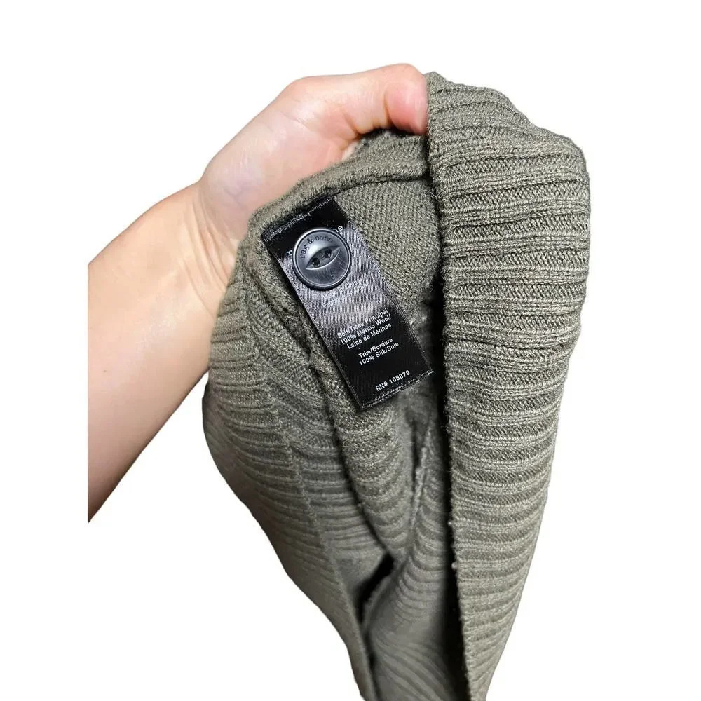 Rag & Bone Dale Twist Wool Sweater Size Medium - image 6